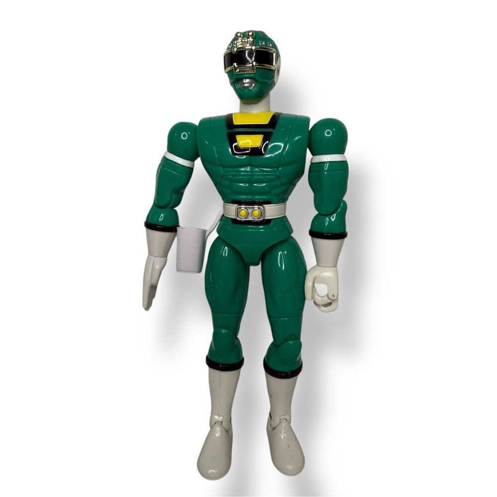 Power Rangers Turbo Green Ranger 8” Action Figure Toy 1997 Bandai